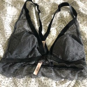Victoria Secret Lace Velvet Bralette